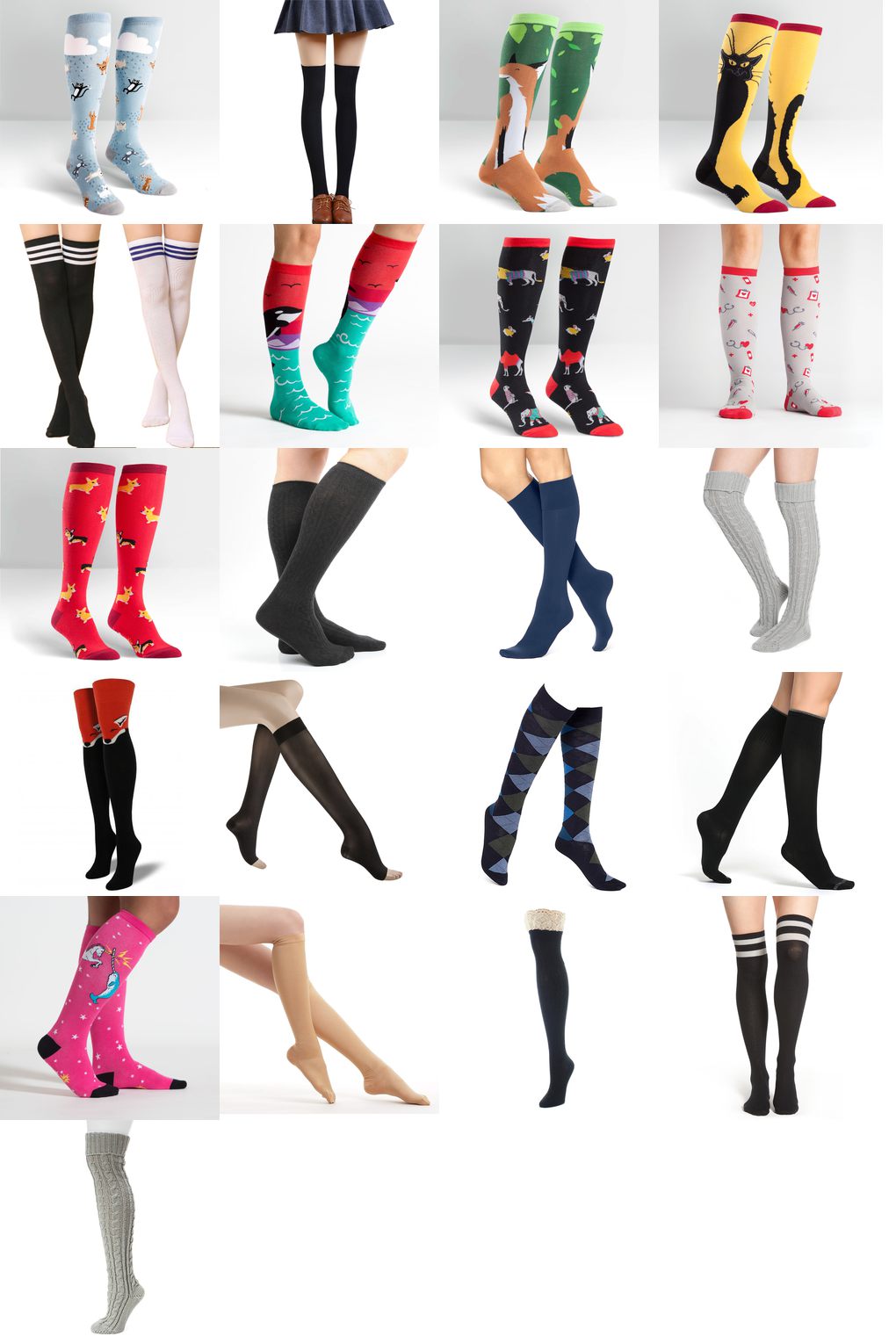 womens knee socks